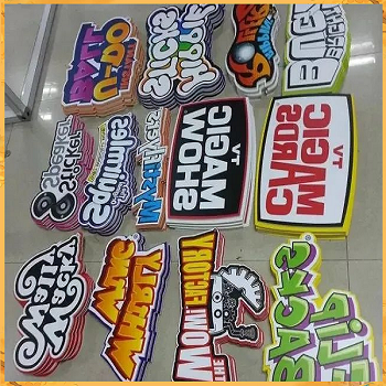 PVC board advertisement production